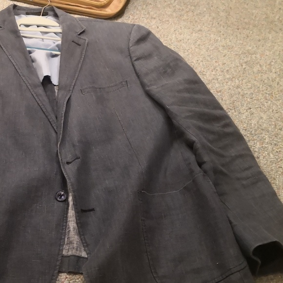 Men's Calvin Klein Linen Sportcoat - Picture 2 of 5